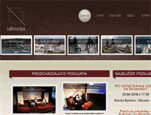 Tablet Screenshot of cafeeuropa.sk